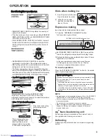 Preview for 9 page of Sharp SJ-C19E-BLU Operation Manual