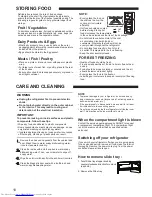 Preview for 10 page of Sharp SJ-C19E-BLU Operation Manual