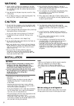 Предварительный просмотр 8 страницы Sharp SJ-C19P Operation Manual