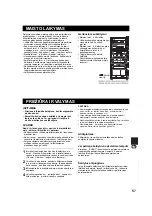 Предварительный просмотр 58 страницы Sharp SJ-CT440R Operation Manual