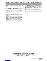 Предварительный просмотр 8 страницы Sharp SJ-DK20T Operation Manual