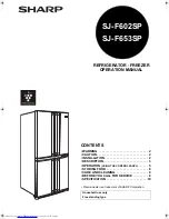 Sharp SJ-F602SP Operation Manual preview