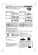 Предварительный просмотр 7 страницы Sharp SJ-F72PC Operation Manual