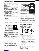 Предварительный просмотр 7 страницы Sharp SJ-F72PV Operation Manual