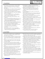 Preview for 2 page of Sharp SJ-FR23C Operation Manual