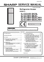 Sharp SJ-GC440VBK Service Manual preview