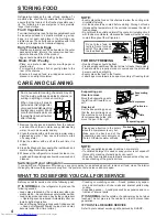 Preview for 4 page of Sharp SJ-K25R Operation Manual