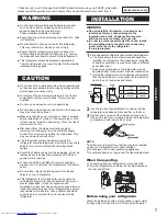 Preview for 7 page of Sharp SJ-P43G Operation Manual