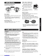 Preview for 9 page of Sharp SJ-P43G Operation Manual