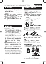 Предварительный просмотр 2 страницы Sharp SJ-SC584V Operation Manual