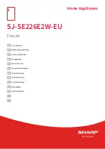 Предварительный просмотр 1 страницы Sharp SJ-SE226E2W-EU User Manual