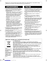 Preview for 62 page of Sharp SJ-TD591S Operation Manual