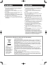 Preview for 5 page of Sharp SJ-WM322T Operation Manual