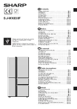 Sharp SJ-WX830F Manual preview