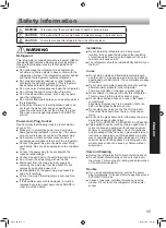 Предварительный просмотр 17 страницы Sharp SJ-XP570EM Operation Manual