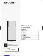 Sharp SJ-XP580G Operation Manual preview