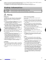 Preview for 3 page of Sharp SJ-XP580G Operation Manual