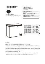 Preview for 1 page of Sharp SJC118-WH Operation Manual