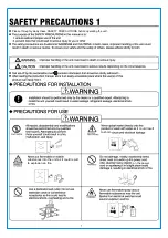 Preview for 2 page of Sharp SJC118-WH Operation Manual