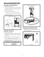 Предварительный просмотр 10 страницы Sharp SJG2254FS Operation Manual & Installation Instructions