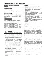 Предварительный просмотр 4 страницы Sharp SJG2351FS Operation Manual & Installation Instructions