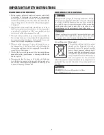 Предварительный просмотр 6 страницы Sharp SJG2351FS Operation Manual & Installation Instructions