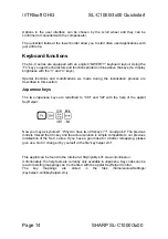 Preview for 14 page of Sharp SL-C1000 Quick Start Manual