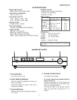 Preview for 3 page of Sharp SM-SX1 Service Manual