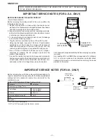Preview for 2 page of Sharp SM-SX100 Service Manual