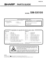 Preview for 65 page of Sharp SM-SX100 Service Manual