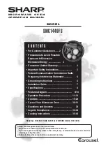 Preview for 1 page of Sharp SMC1449FS Operation Manual