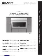 Sharp SMD2470AS Operation Manual preview