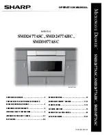 Sharp SMD2477AHC Operation Manual preview