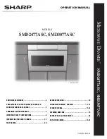 Sharp SMD2477ASC Operation Manual preview