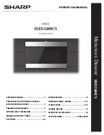 Sharp SMD2480CS Operation Manual preview