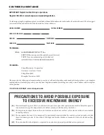 Preview for 2 page of Sharp SMD2480CS Operation Manual