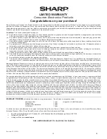 Preview for 3 page of Sharp SMD2480CSC Operation Manual