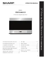 Sharp SMO1461GS Operation Manual preview