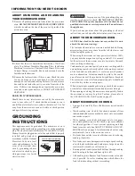 Preview for 8 page of Sharp SMO1461GS Operation Manual