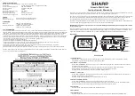 Preview for 1 page of Sharp SPC1034 Instructions And Warranty