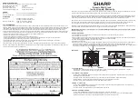 Preview for 1 page of Sharp SPC1107 Instructions & Warranty