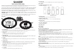 Preview for 1 page of Sharp SPC936 Instructions & Warranty