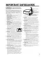 Preview for 3 page of Sharp SR3U - DV DVD Recorder Operation Manual