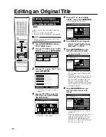 Preview for 60 page of Sharp SR3U - DV DVD Recorder Operation Manual