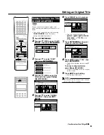 Preview for 65 page of Sharp SR3U - DV DVD Recorder Operation Manual