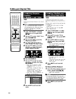 Preview for 66 page of Sharp SR3U - DV DVD Recorder Operation Manual