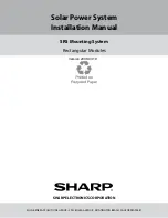 Preview for 1 page of Sharp SRS Mounting System Installation Manual
