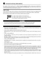 Preview for 4 page of Sharp SRS Mounting System Installation Manual