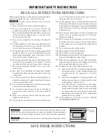 Preview for 6 page of Sharp SSC2489GS Operation Manual