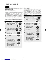 Preview for 21 page of Sharp SUPERSTEAM AX-1500J Operation Manual